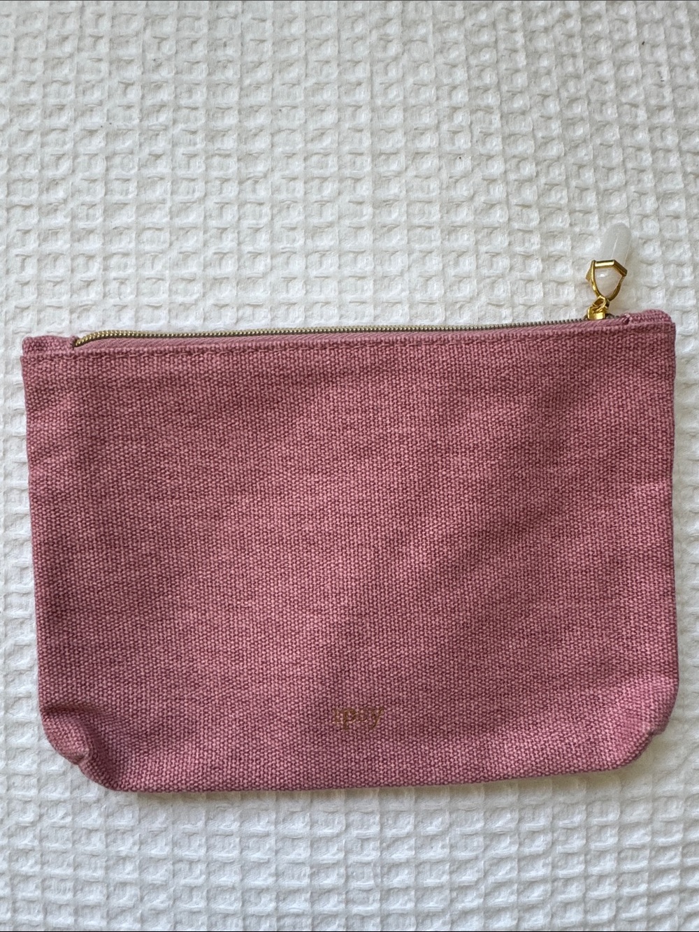 IPSY Makeup Bag Bundle Lot of 3 Plaid Corduroy Pink Cosmetic Travel Pouches - Picture 8 of 12